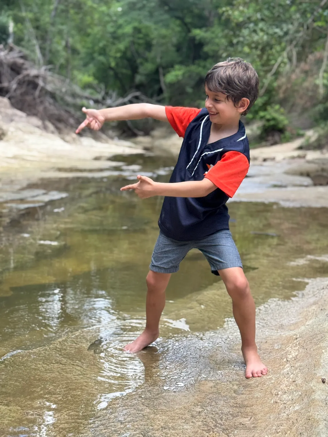 Carlo exploring nature